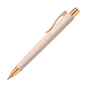 Kuličkové pero Faber-Castell Poly Ball Urban Gold XB,světle růžová